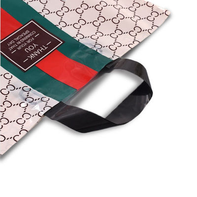 OEM Logo Plastik Özel Alışveriş Çantaları Plastik Paket Çantaları Yırtılma Dayanıklı