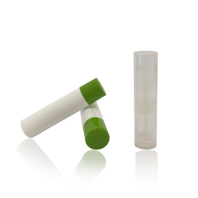 Vuruş Kapak Beyaz Toplu Plastik Dudak Balsamı Tüp 15 * 66mm Yüksek Dayanıklılık