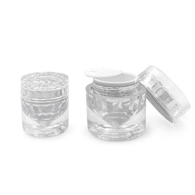 55*56mm Şık Kozmetik Kavanozlar 30g Özel Kapaklı Kozmetik Kavanozlar