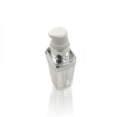 PMMA Açık Boş Temel Şişe Pompa ile Geri Dönüştürülebilir 15/30/50ml