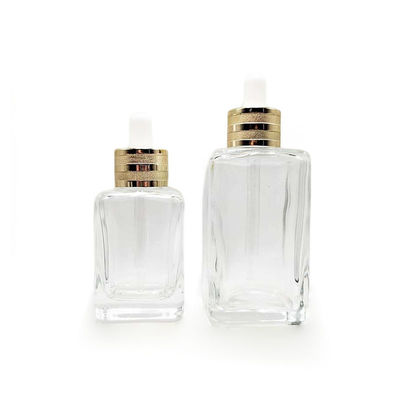 SGS sertifikalı Essential Oil Glass Dropper Bottles Güçlü 50 ml krem şişesi