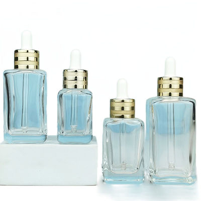 SGS sertifikalı Essential Oil Glass Dropper Bottles Güçlü 50 ml krem şişesi