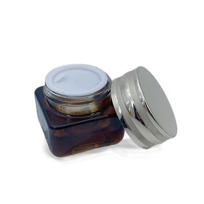 Özellik Boş Kozmetik Ambalaj Şişe Cam Krem Kapı 55*76mm
