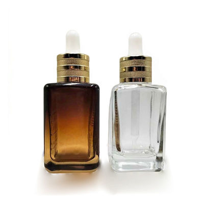 Mükemmel 30ml 50ml Boş Önemli Yağ Şişeleri Cam Kozmetik Damla Şişe