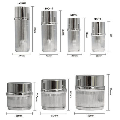 Lüks 15-50g Boş Kozmetik Ambalaj Set Kozmetik Şişe ve Kavanoz