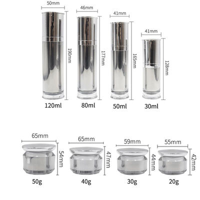 Lüks 15-50g Boş Kozmetik Ambalaj Set Kozmetik Şişe ve Kavanoz