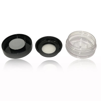 Özel 8g açık plastik boş gevşek toz kazası 32.8*68.4mm
