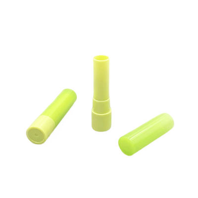 Özelleştirilebilir yeşil plastik dudak balsamı tüpü 19*80mm Özel etiket