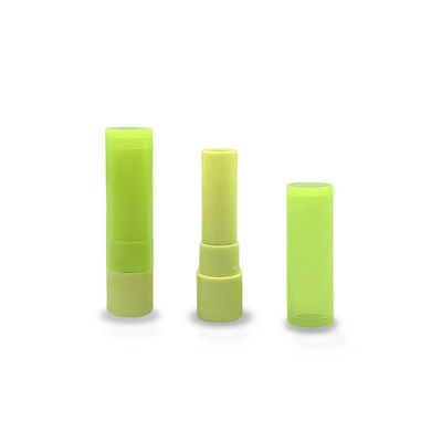 Özelleştirilebilir yeşil plastik dudak balsamı tüpü 19*80mm Özel etiket