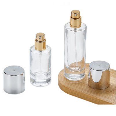 Çözünür Cam Temel Şişe Vuruş Kapaklı 100ml Yuvarlak Şekil Basit Tasarım