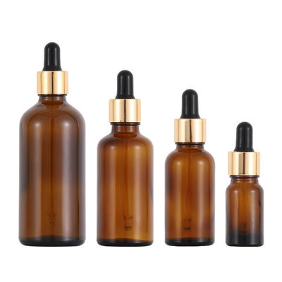 100ml Şeffaf Cam Temel Şişe Yuvarlak Damla Kapak Kozmetik Paket ücretsiz numune ile