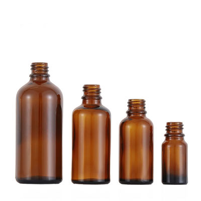 100ml Şeffaf Cam Temel Şişe Yuvarlak Damla Kapak Kozmetik Paket ücretsiz numune ile