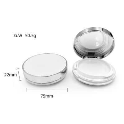 Yeniden doldurulabilir Snap Closure Compact Powder için Boş Yastık Temel Kasa